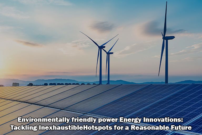 Environmentally friendly power Energy Innovations: Tackling Inexhaustible Hotspots for a Reasonable Future